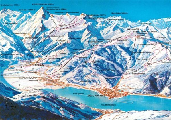 Kaprun Europasportanlage Skigebiet