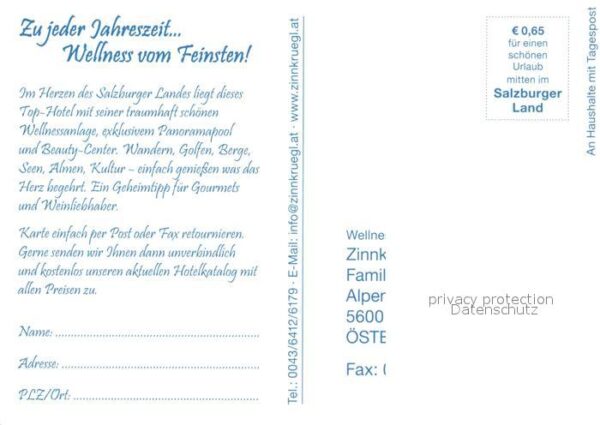 Johann Pongau Salzburg St Hotel Zinnkrügl – Bild 2
