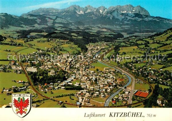 Kitzbuehel Tirol Fliegeraufnahme
