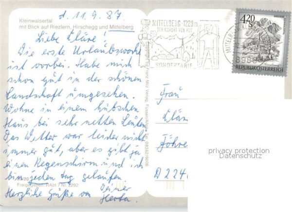 Kleinwalsertal Fliegeraufnahme Riezlern Hirschegg Mitt – Bild 2