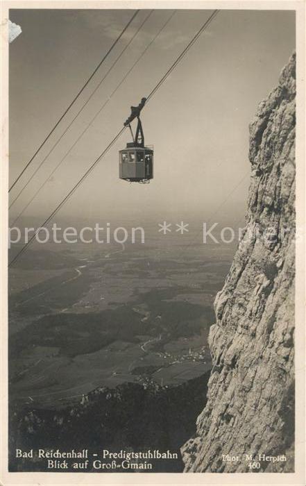 Bad Reichenhall Predigtstuhlbahn mit Gross Gmain