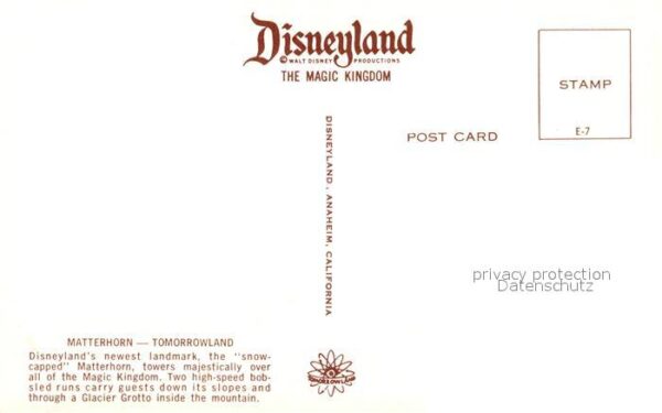 Disneyland California Snowcapped Matterhorn towers of the Mag – Bild 2