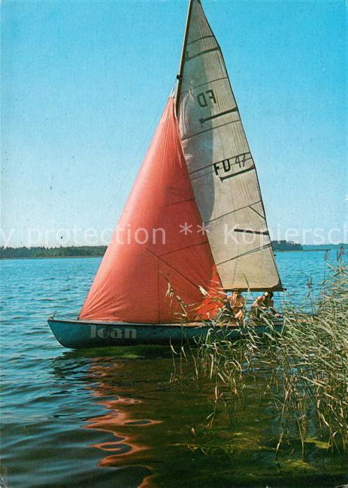 Segelboote Pojezierze Mazurskie Jeziorze Kisajno
