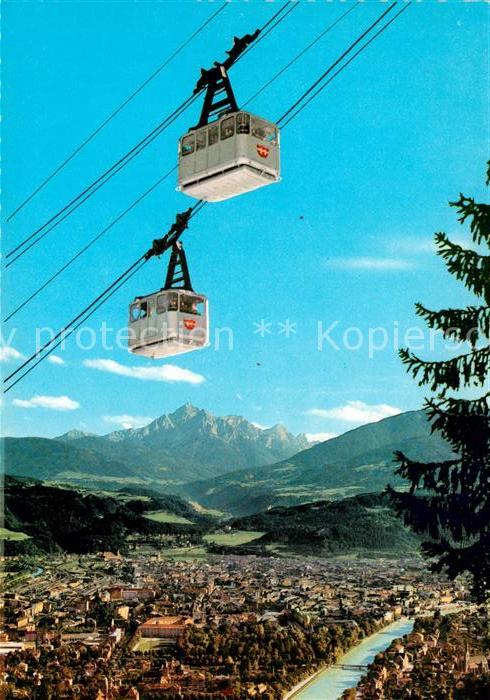 Seilbahn Nordkettenbahn Innsbruck Wagenkreuzung