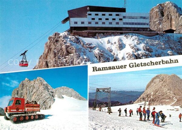 Seilbahn Ramsauer Gletscherbahn Bergstation Hune