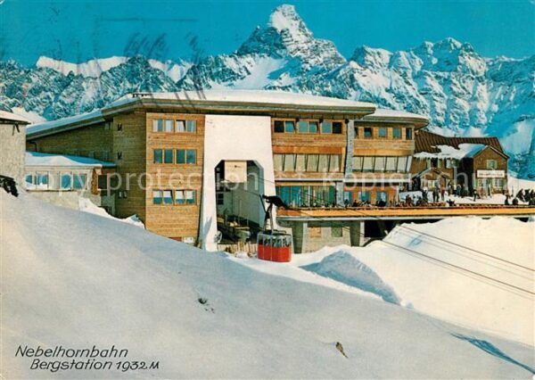 Seilbahn Nebelhorn Bergstation Hotel Höfatsblick