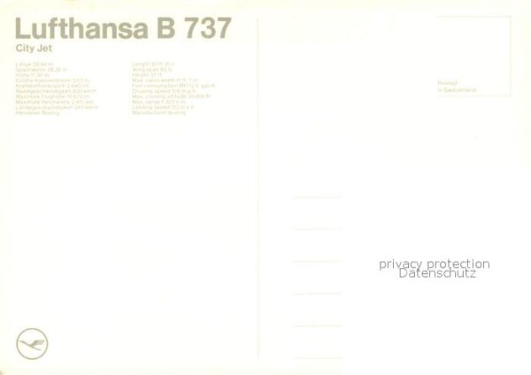 Lufthansa B 737 City Jet – Bild 2