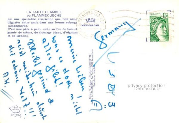 Trachten Alsace Tarte Flambee – Bild 2