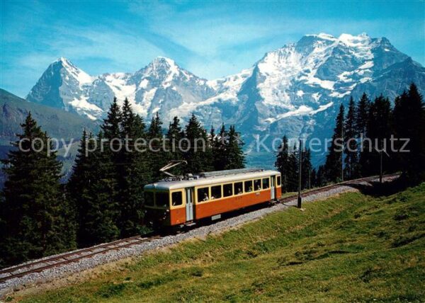 Bergbahn Grütschalp-Mürren Eiger Mönch Jungfrau
