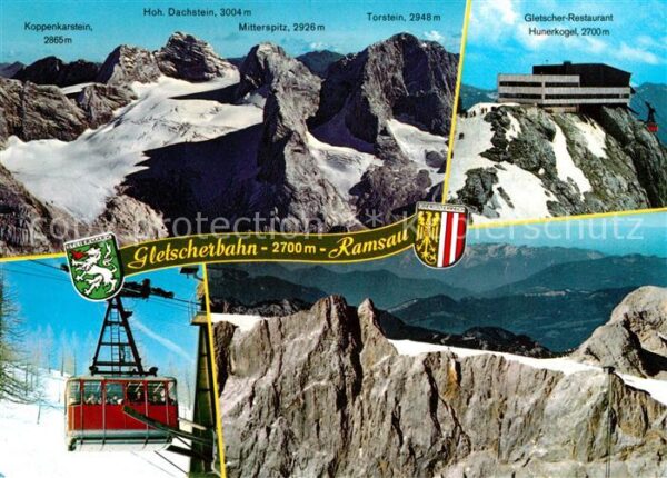 Seilbahn Gletscherbahn Ramsau Gosaugletscher Hoh