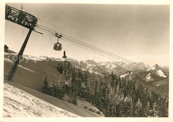 Seilbahn Wallberg Rottach Egern Tegernsee