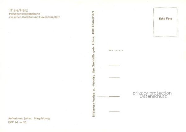 Seilbahn Bodetal Hexentanzplatz Thale – Bild 2