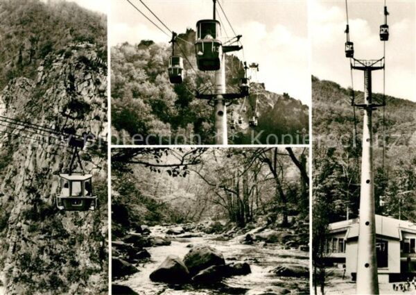 Seilbahn Thale Bodetal Hexentanzplatz Rosstreppe