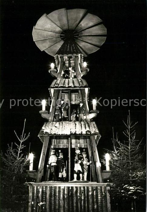 Weihnachten Marktpyramide Rathaus Ehrenfriedersdorf