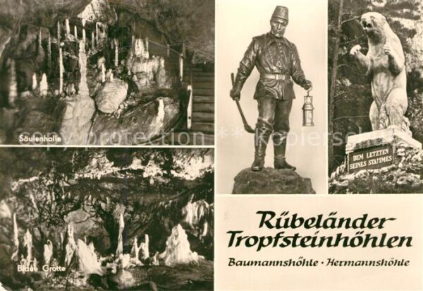 Hoehlen Caves Grottes Rübeland Tropfsteinhöhlen Säulenhalle B