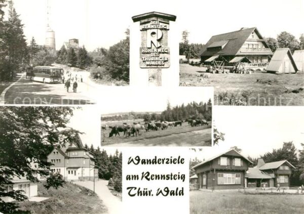 Wandern Rennsteig Grosser Inselsberg Heuberghau