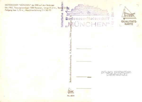 Motorschiffe MS München Bodensee – Bild 2
