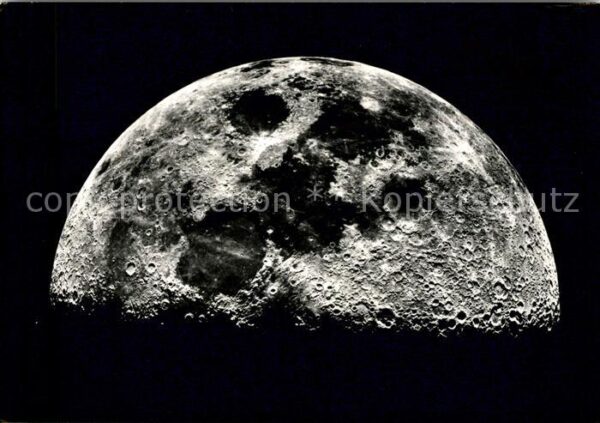Astronomie Moon aged 7 days Lick Observatory Mond