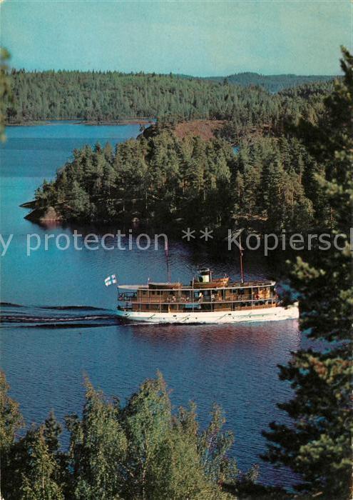 Dampfer Schaufelrad Finland