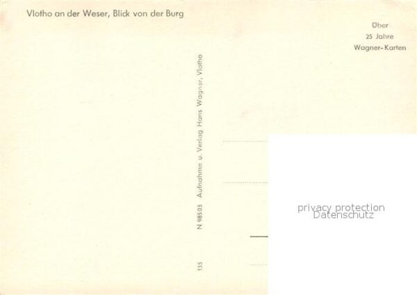 Liederkarte Weser-Lied Vlotho – Bild 2