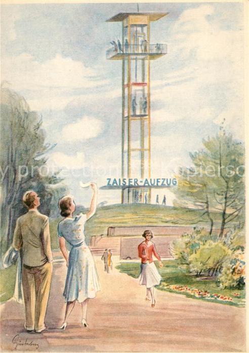 Gartenschau Stuttgart Aussichtsturm Zaiser-Aufzug