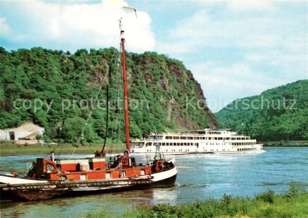 Motorschiffe Lorelei am Rhein