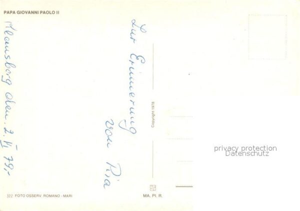 Papst Papa Giovanni Paolo II – Bild 2