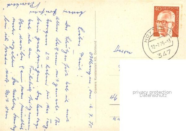 Liederkarte Weserlied Seitenraddampfer – Bild 2