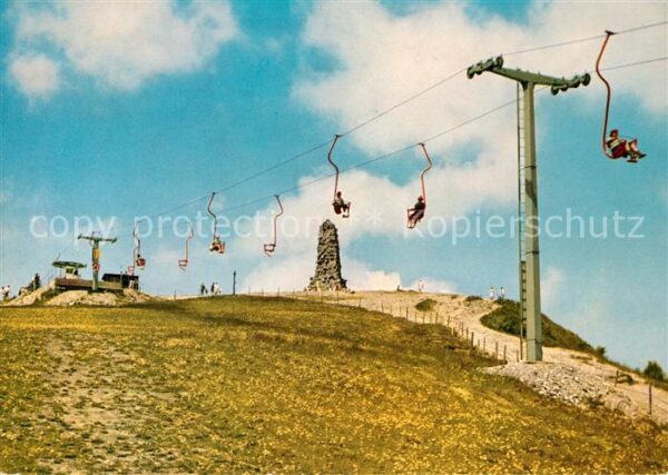 Sessellift Feldberg Schwarzwald Bismarckdenkmal