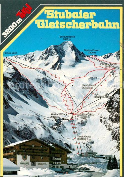 Seilbahn Stubaier Gletscherbahn Stubaital