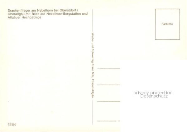 Drachenflug Drachenflieger Nebelhorn Oberstdorf – Bild 2