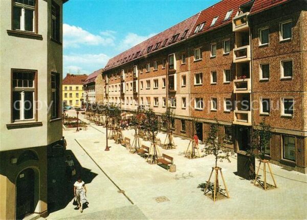 Neubrandenburg Rekonstruirte Altbauten Behmenstrasse