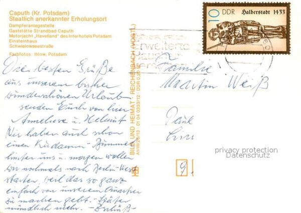 Caputh Dampferanlegestelle Gaststätte Strandba – Bild 2