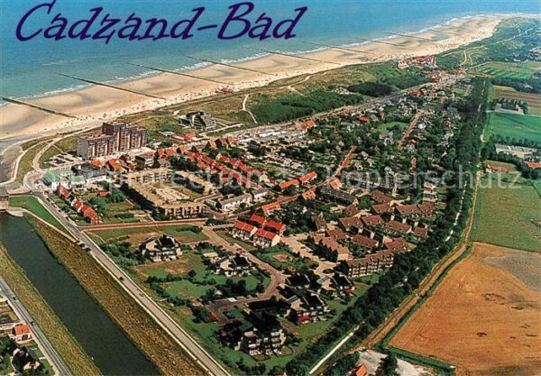 Cadzand Bad Fliegeraufnahme