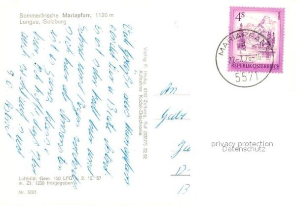Mariapfarr Fliegeraufnahme – Bild 2