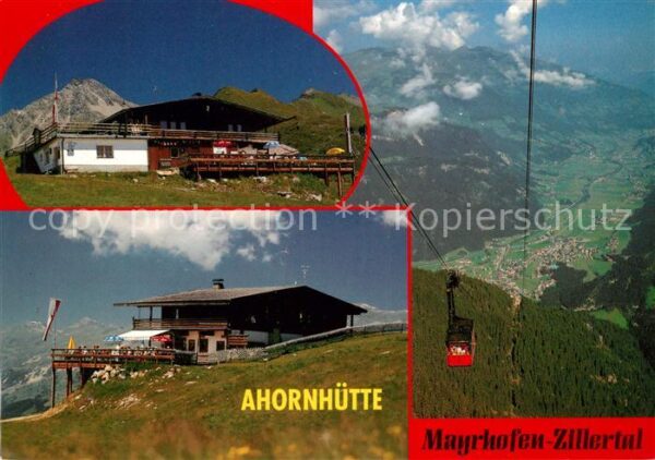 Mayrhofen Zillertal Ahornhütte Luftseilbahn