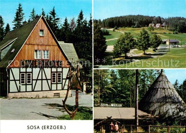 Sosa Erzgebirge Gaststätte Kühlerhütte Meiler