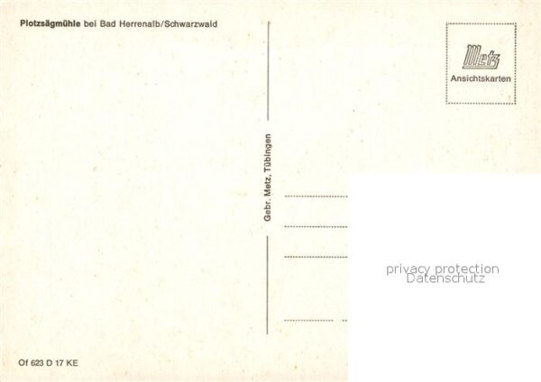 Bad Herrenalb Plotzsägemühle Mühlrad Gartenwirtschaft – Bild 2