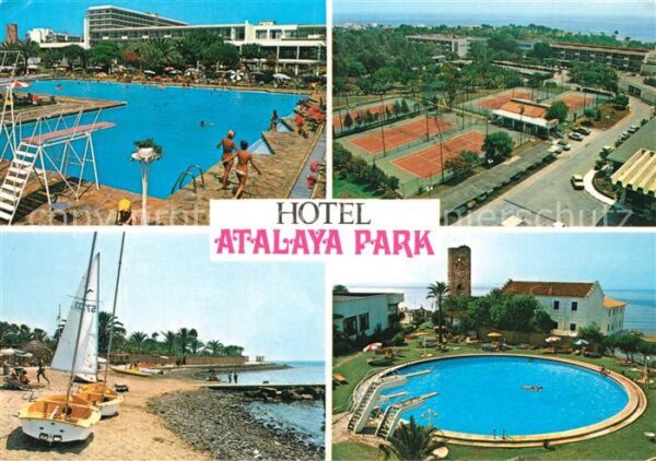 Marbella Andalucia Hotel Atalaya Park Schwimmbad Tennisplä