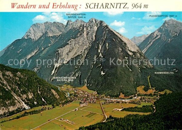 Scharnitz Brunnensteinspitze Pleisenspitze Grenzü