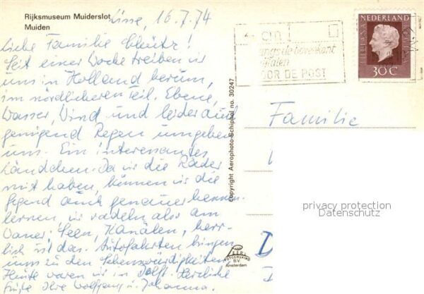 Muiden Rijksmuseum Muiderslot Fliegeraufnahme – Bild 2