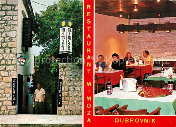 Dubrovnik Ragusa Restaurant Mimoza Gaststube