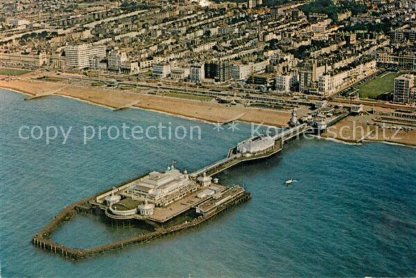 Brighton East Sussex Seebrücke Fliegeraufnahme