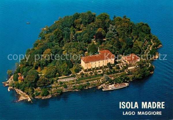 Isola Madre Lago Maggiore Lago Maggiore Fliegeraufnahme