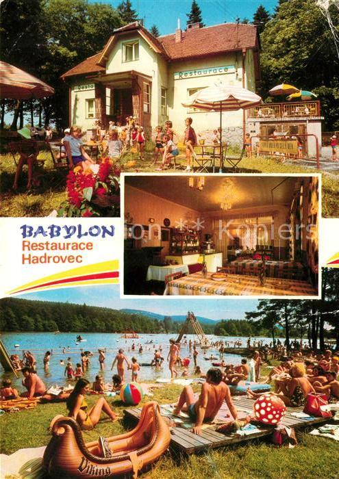 Babylon Babilon Restaurace Hadrovec Gastraum Strandpart