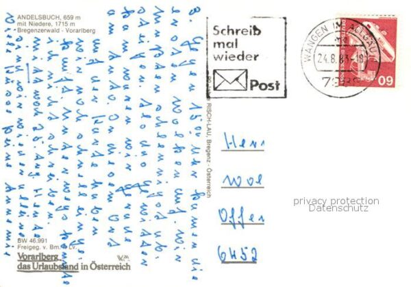 Andelsbuch Vorarlberg Fliegeraufnahme mit Bregenzerwald – Bild 2