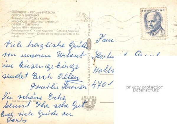 Obzor Erholungsheim CTK und Kovohute Gaststub – Bild 2