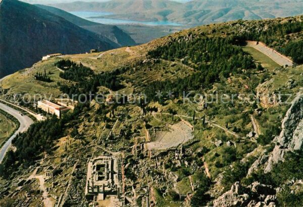 Delphi Delfi Fliegeraufnahme