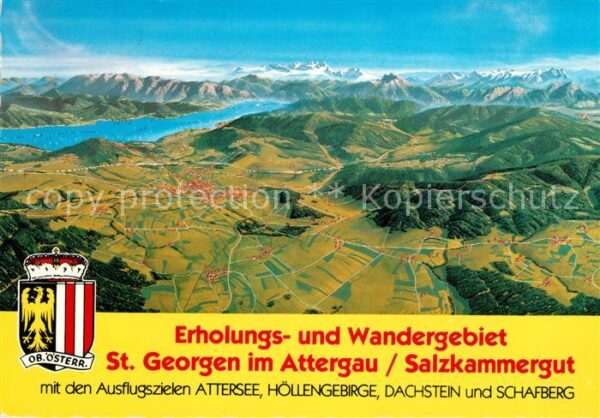 St Georgen Attergau Erholungs und Wandergebiet Panoramakart