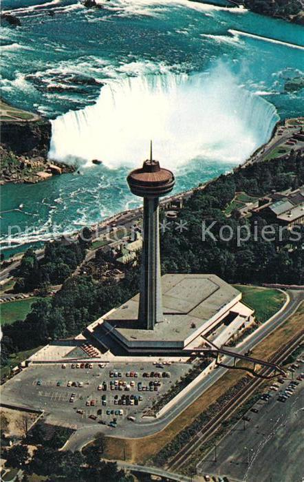Niagara Falls Ontario Skylon Tower and Pavilion Fliegeraufnah